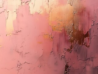 Poster - Muted salmon pink background with subtle variations in tone for added texture and depth