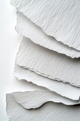 Poster - Crisp white background with slight paper texture, mimicking a natural matte finish.