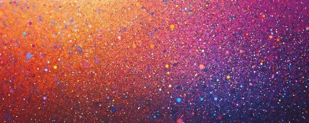 Poster - Vibrant abstract background with colorful glitter and confetti in gradient light