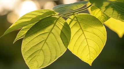 green leaves of a tree