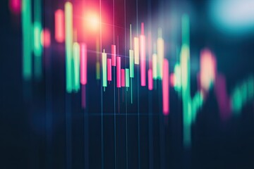 Poster - A  exchange/market board featuring numbers in a close-up