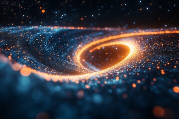 Wall Mural - the dazzling vortex deep in the nebula