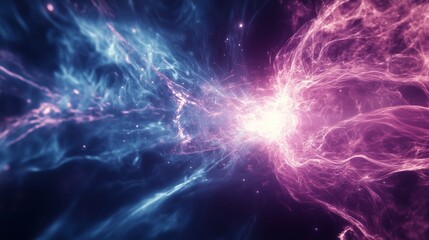 Wall Mural - the brilliant blooming of cosmic nebulae