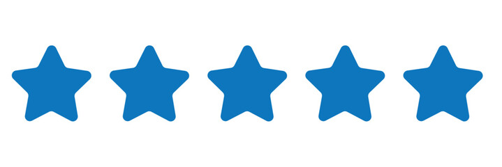 Wall Mural - Five star rating
