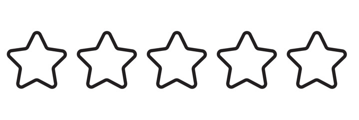 Wall Mural - Five star rating