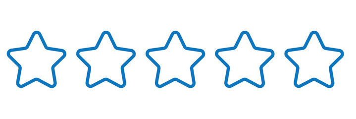 Wall Mural - Five star rating