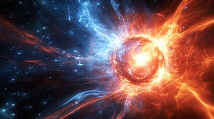 Wall Mural - cosmic singularity explosion