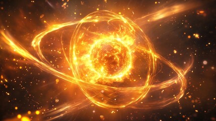 Wall Mural - cosmic singularity energy explosion
