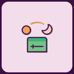 Poster - Celestial Balance:  Day, Night, and Energy Integration Icon