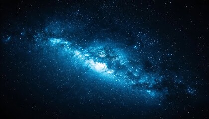 Wall Mural - a celestial view of the brilliant galaxy and twinkling stars