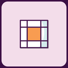 Poster - Abstract Geometric Grid Design Icon