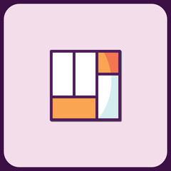 Poster - Abstract Geometric Icon Design Element