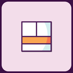 Poster - Abstract Geometric Icon Design with Pastel Color Palette