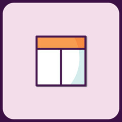 Poster - Modern Minimalist Window Icon Design