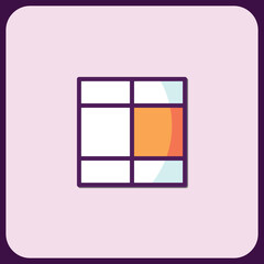 Poster - Abstract Geometric Icon Design with Pastel Hues