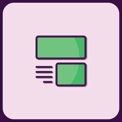 Poster - Abstract Green UI Design Elements for Interface