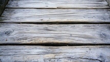 Aufkleber - Closeup of weathered wooden planks creating a rustic background with texture and natural beauty : Generative AI