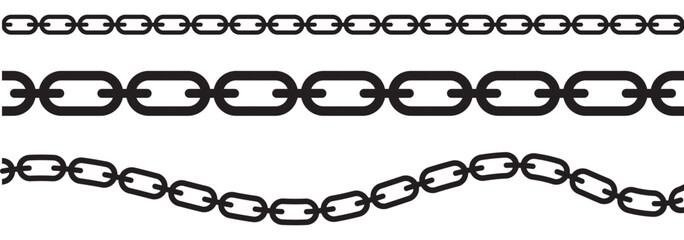 Poster -  chain icon isolated. vector illustration