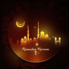 Poster - A beautifully designed Ramadan Kareem greeting card