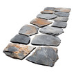 © ceren - Natural Stone Path isolated on transparent or white background