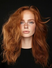 Poster - Transformation of hairstyle showcasing contrast between unkempt and stylish looks in a professional setting. Generative AI