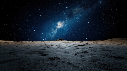 a dark sky with a large star in the middle