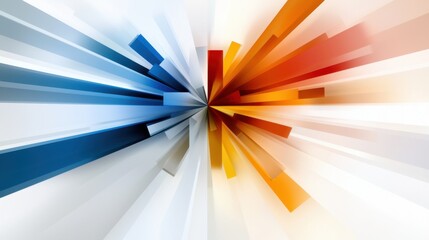 Poster - A colorful, abstract image with a white background
