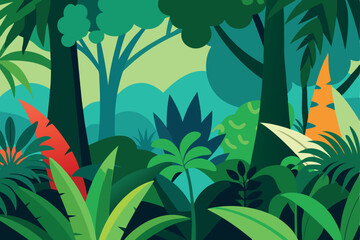 Exotic Plants and the Wonders of Dense Tropical Rainforests