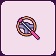 Poster - Steering Wheel and Tool:  A Minimalist Automotive Illustration