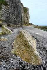 Wall Mural - Kreidekueste zwischen Etretat und Fecamp, Normandie