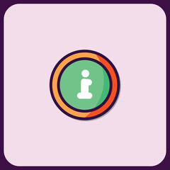 Poster - Vibrant Circular Information Icon Design