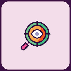 Poster - Targeted Vision:  A Focused Search Icon Design