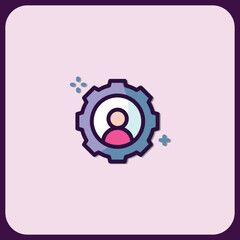 Poster - User Gear Icon: Personalized Settings Management