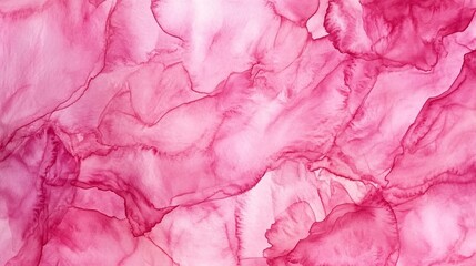 Aufkleber - Abstract Pink Watercolor Texture Background. Fluid Art Design with Smooth Pastel Swirls and Marble Effect