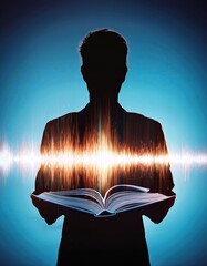 Poster - Exploration of Ideas Through Sound and Literature in a Human Silhouette