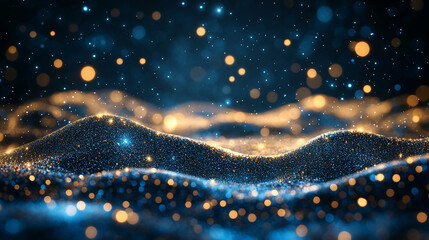 Poster - A futuristic technology background featuring glowing lines, symbolizing innovation, progress, and digital transformation, with sleek design elements evoking a sense of high-tech advancement