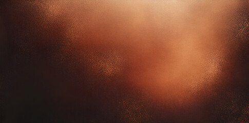 Poster - Abstract Brown and Orange Gradient Texture Background Image with a Grunge and Speckled Effect