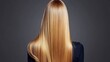© PENJAN  PANTANA - Shiny Long Straight Hair with Natural Luster on Neutral Background