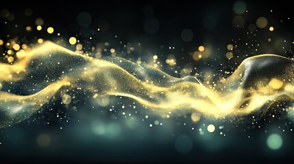 Poster - Abstract motion blur with glowing lights and digital effects, creating a sense of fast-paced energy.