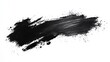 © muhamad - Black paintbrush stroke, white background (1)
