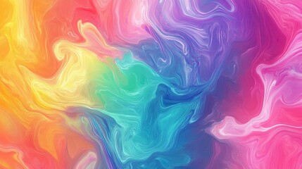 Poster - Rainbow-colored background art design, generated AI, creating a vibrant, dynamic backdrop perfect for colorful and artistic visual content.