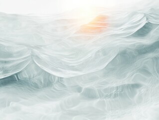 Poster - Water Ripple Texture Abstract Background Minimalist Design Soft Reflections Sunlight Tranquil Mood
