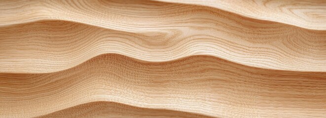 Aufkleber - Light Colored Wood Grain Texture Minimalist Design Natural Surface