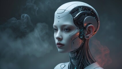 Poster - artificial intelligence creations, illustrations from AI
