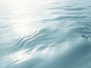 Poster - Calming Water Ripples Abstract Background for Spa Travel Product Marble Texture Sunlight