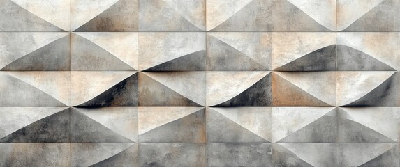 Aufkleber - abstract geometric pattern textured background in soft monochromatic colors and natural light