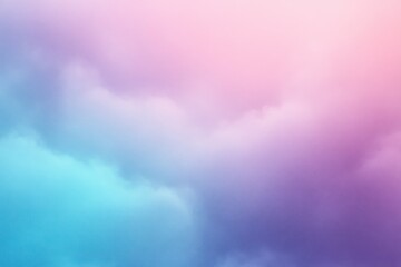 Poster - Pastel Gradient Background Soft Dreamy Abstract Blurred Holographic Texture