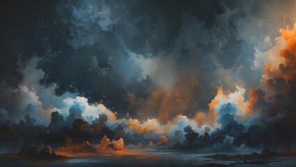 Poster - Artwork featuring an abstract background. Decorative wallpaper.