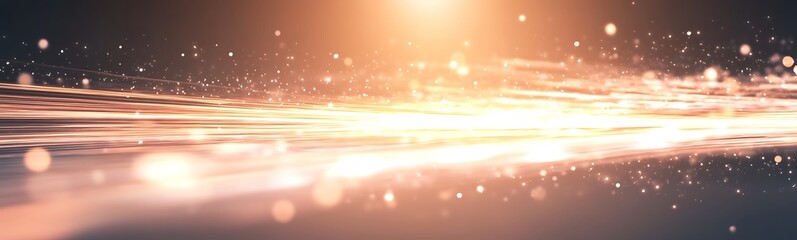 Leinwandbilder - Abstract light streaks in vibrant colors create a dynamic and energetic visual effect.