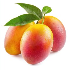 High Resolution Picture of a Photo Mango, Isolated on a White Background